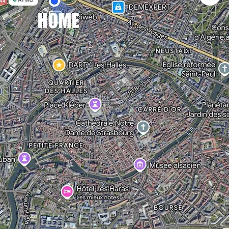 Boheme Centre Ville- Terrasse- Parking Free Appartement Strasbourg